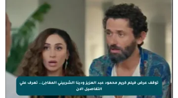 توقف عرض فيلم كريم محمود عبد العزيز ودينا الشربيني المفاجئ.. تعرف على التفاصيل الآن